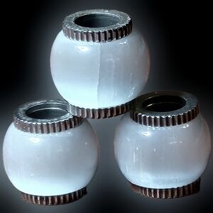 Brighton smooth natural white quartz bead - listing is for 1 bead